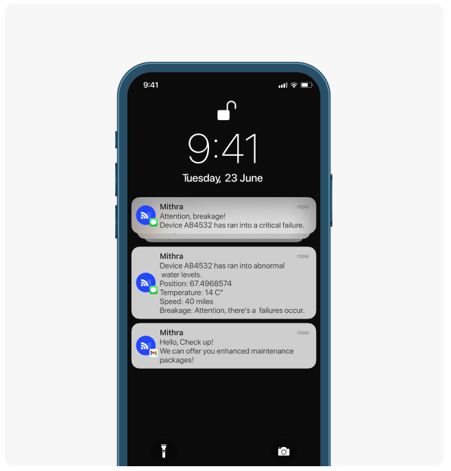 Mithra IOS smartphone app